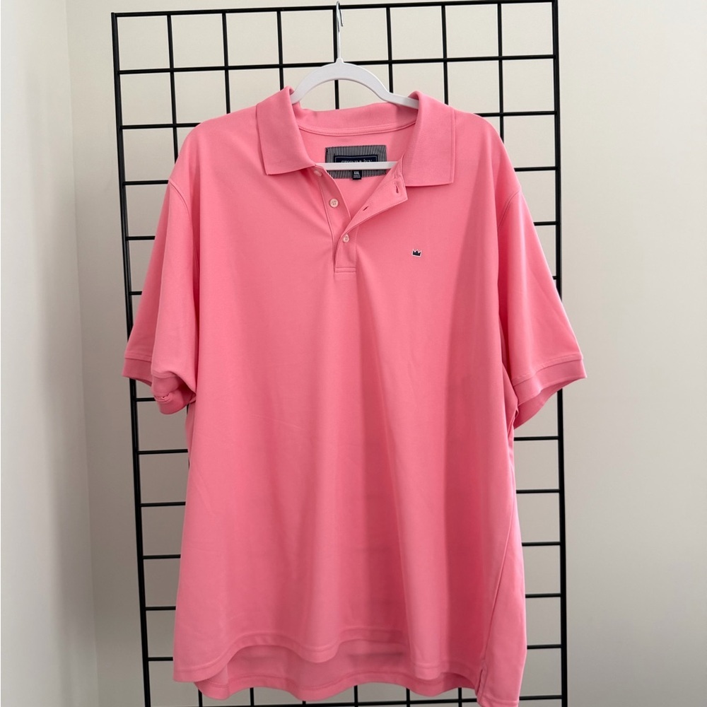 Crown & Ivy Vibrant Pink Polo Shirt